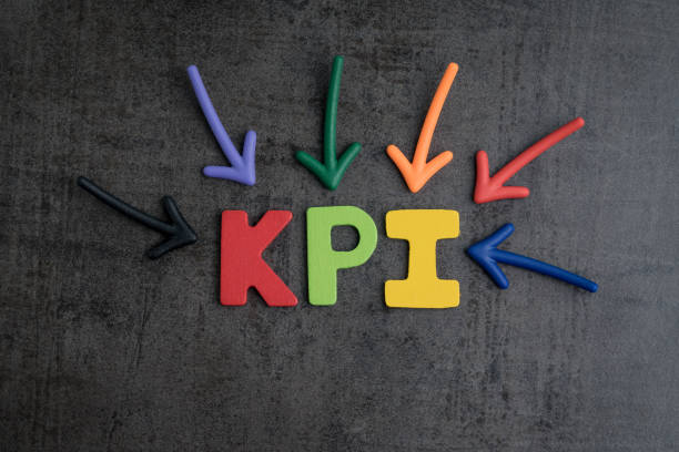 istock KPI, Key Point Indicator business target and goal management concept by multiple arrow pointing to colorful alphabet at the center 927638096