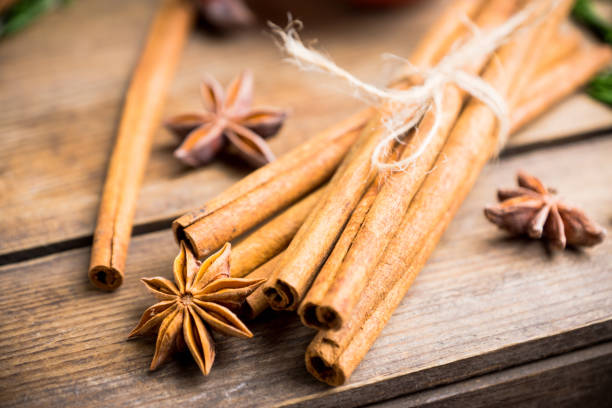 istock Rosemary, anise, cinnamon and apples. Ingredients for spicy apple pie on the rustic background 927656646
