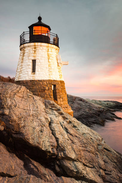 istock Castle Hill Lighthouse Landscape at Sunset 927662454