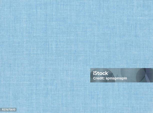 Blue Fabric Texture Background Stock Photo - Download Image Now - Textile, Blue, Textured
