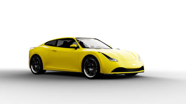 istock yellow sports car isolated on white background 927679422