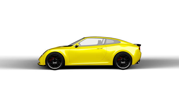 istock yellow sports car isolated on white background 927679440