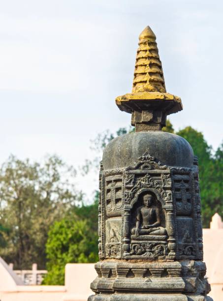istock Stupas At Mahabodhi Temple , India 927687890