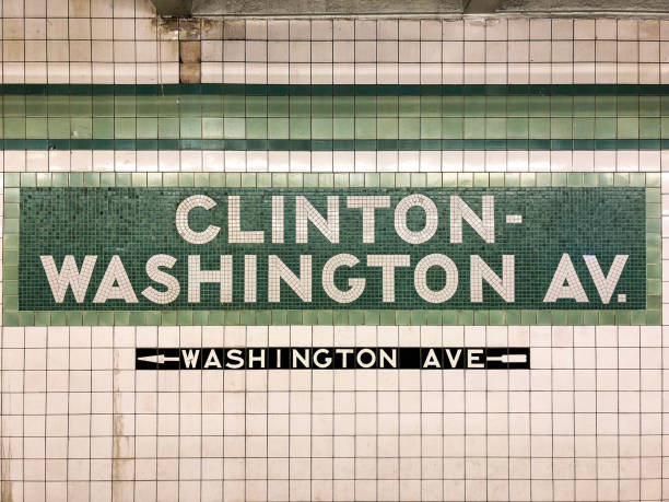 Clinton Washington Subway Station stock photo