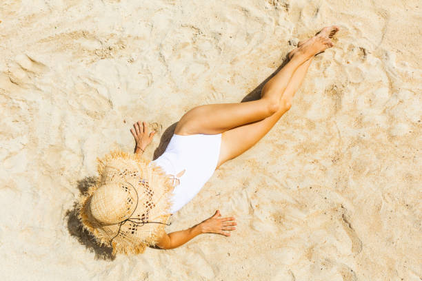 istock Woman at tropical beach 927699230