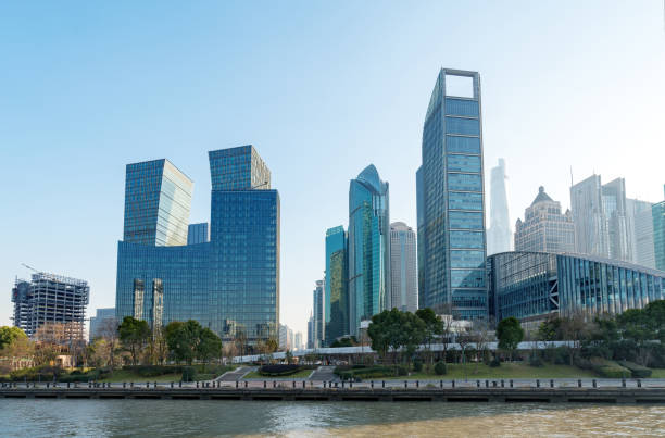 istock Skyscraper in Shanghai, China 927702858