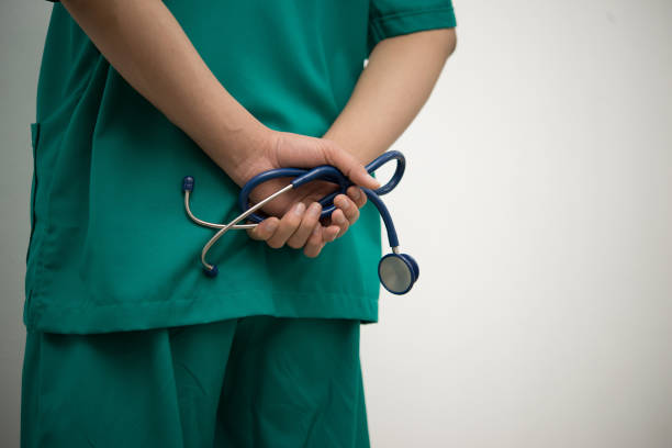 istock medical doctor with a stethoscope. 927702876