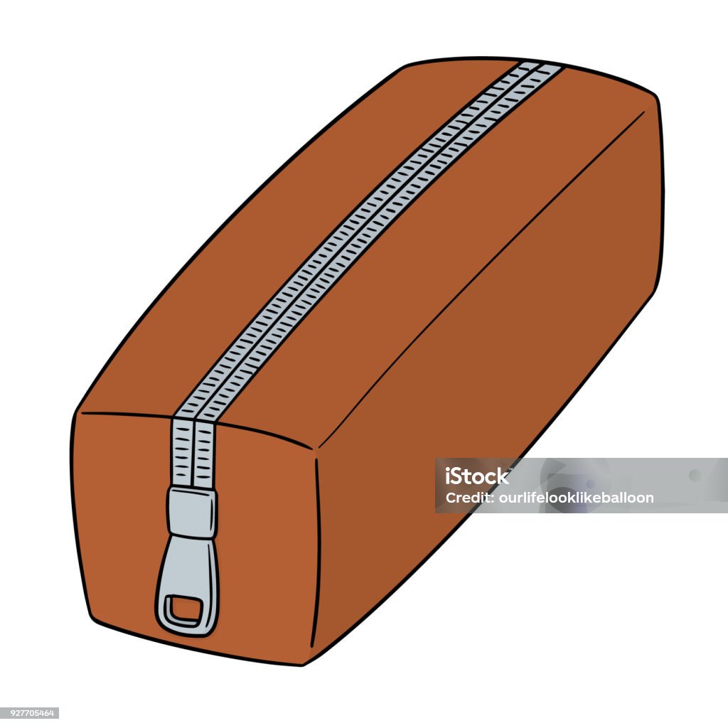 Pencil Case Stock Illustration - Download Image Now - Art, Art Product,  Cartoon - iStock