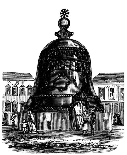 istock victorian engraving of the Tsar Bell, Moscow 927717946