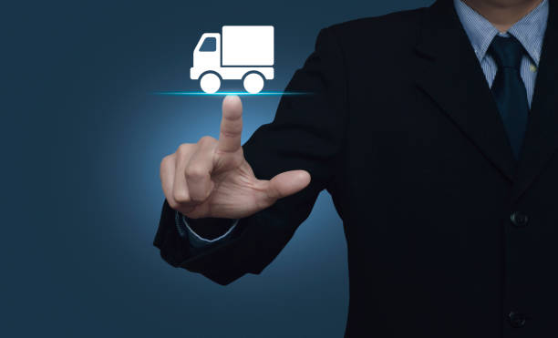 istock Truck delivery service concept 927737040