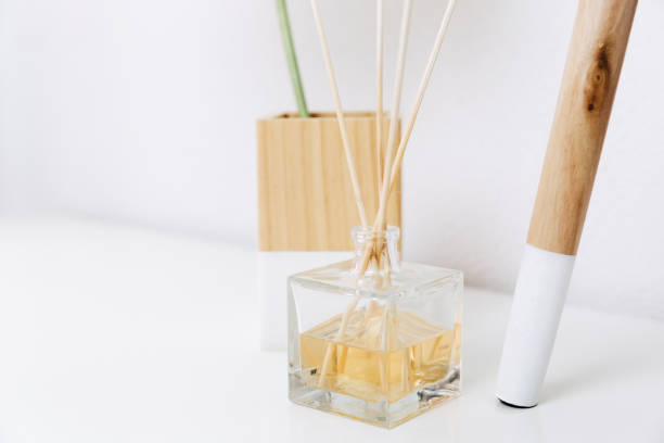 istock Home fragrance. Minimal decor living room 927737234