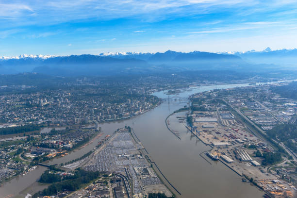 istock Aerial View from the Airplane Downtown Vancouver, Canada 927753744