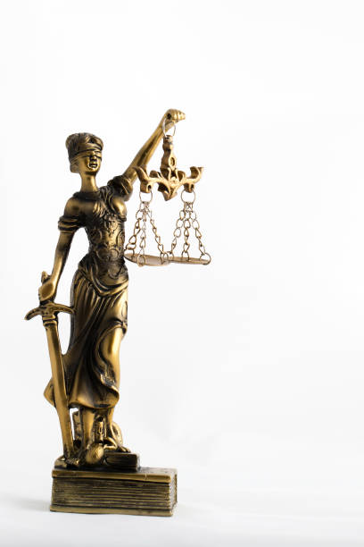istock Statue of Themis on a white background. 927764676