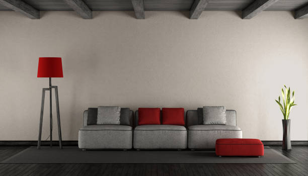 istock Minimalist living room 927768848