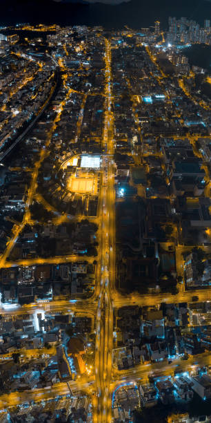 istock Aerial view Hong Kong Night 927781048