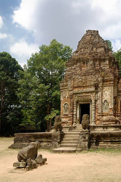 istock Front tower of Preah Ko Temple, Ancient Angkor, Cambodia 92778661