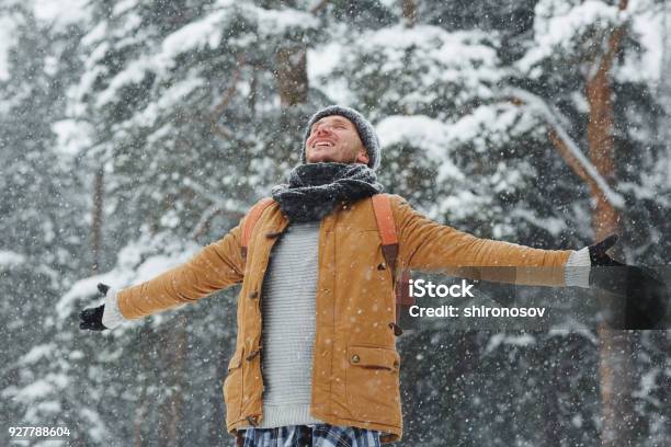 Surrender Stock Photo - Download Image Now - Men, Winter, Snow