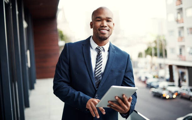 istock Just a modern man with his favourite modern tool 927788818
