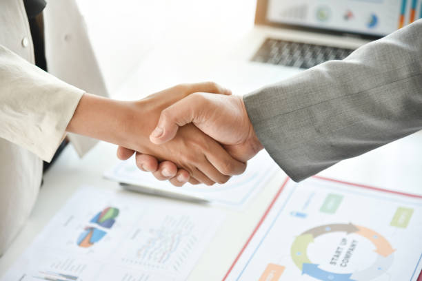 istock Business Handshake at meeting. 927797936
