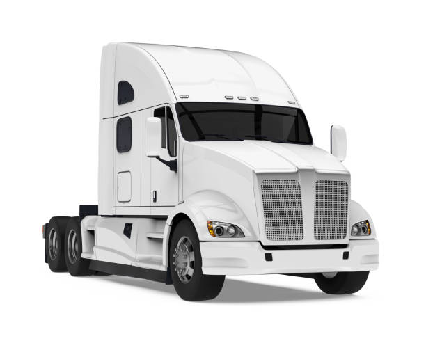 istock Semi Truck Isolated 927798074