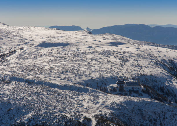 istock Ceahlau mountain landscape in winter scene 927801490