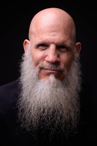 istock Portrait Of Bald Bearded Man 927809992