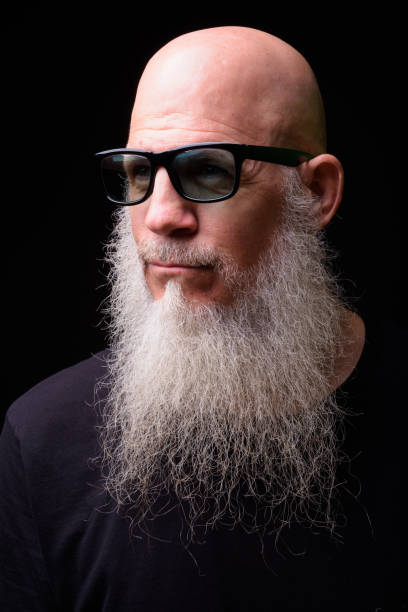 istock Portrait Of Bald Bearded Man 927810166