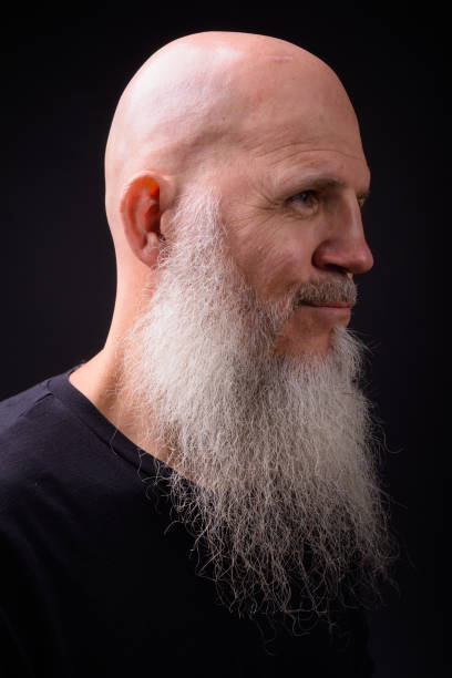 istock Portrait Of Bald Bearded Man 927810390