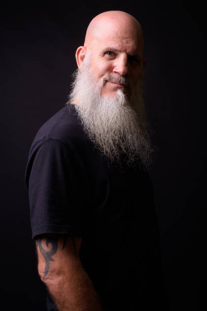istock Portrait Of Bald Bearded Man 927810850