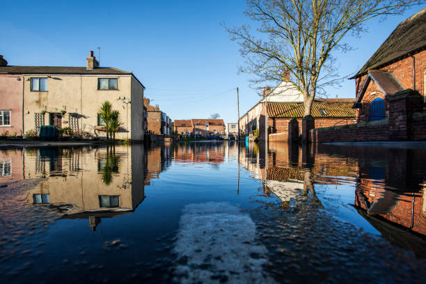 istock Flooded village 927839034
