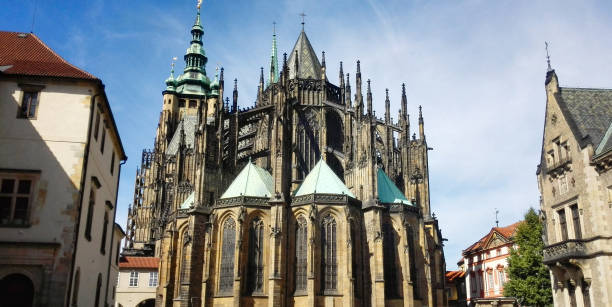 istock Beautiful St. Vitus Cathedral in Prague 927843816