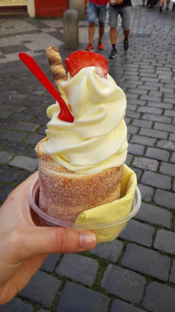 istock Very tasty ice cream with lemon and sweets 927844782