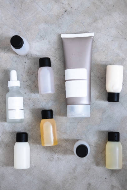 istock Beauty products minimlist flatlay 927848494