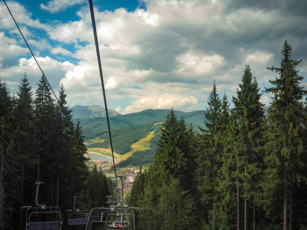istock Mountain lift in Carpathian mountains 927852698