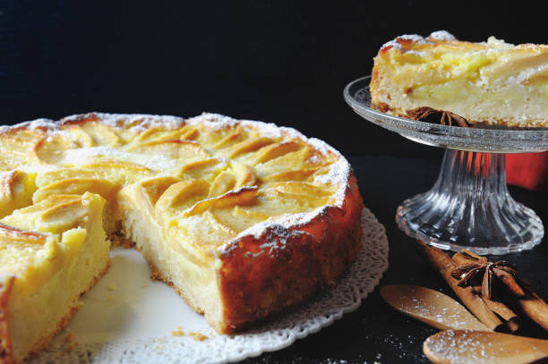 istock Apple pie cake homemade sweet traditional dessert 927853538