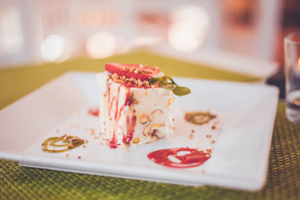 Sweet vegan semifreddo