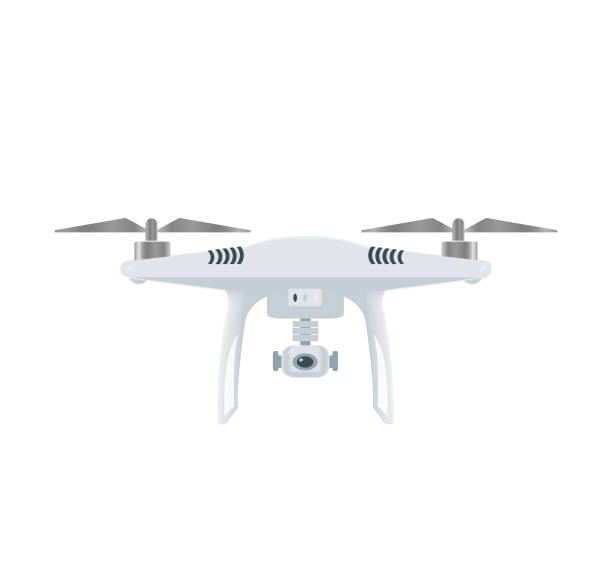 istock Drone with camera (vector).UAV drone copter. Photo and video drone icon (vector) 927867136