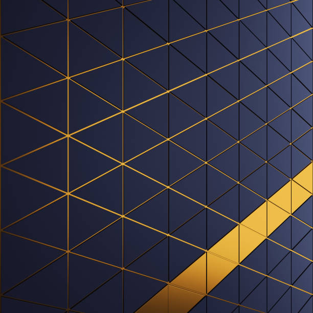 istock Abstract background of polygonal shape 927868214