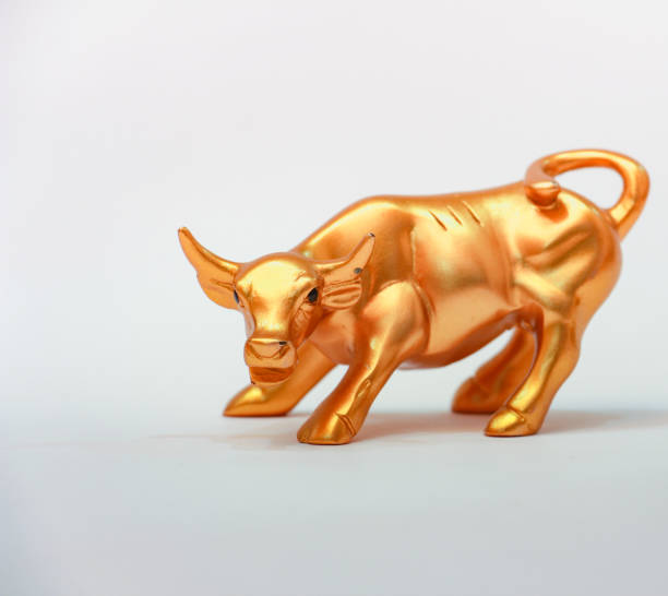 istock golden bull figure 927872026