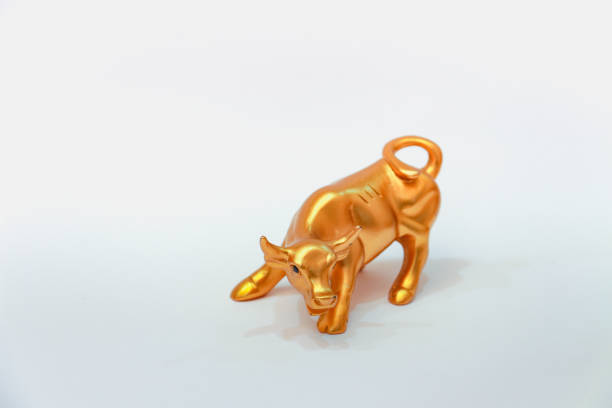 istock golden bull figure 927872044