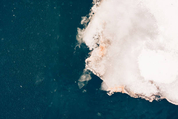 istock Ice-bound river, winter snow frosty weather 927875560