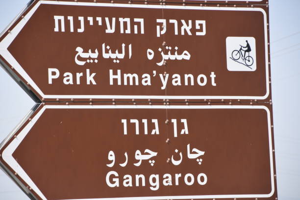 istock Road sign in Northern Israel 927880208