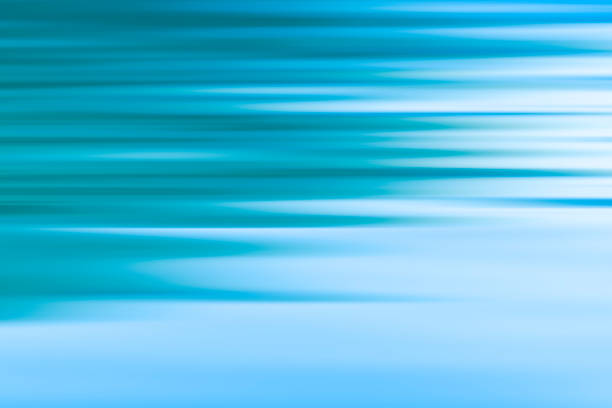 Dreamy abstract seascape. Motion blur, vivid colors
