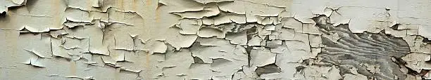 Photo of Detail of a peeling dilapidated wall