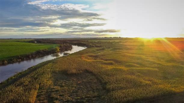 istock aerial view of the river 927907856
