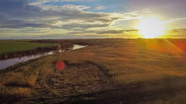 istock aerial view of the river 927907860