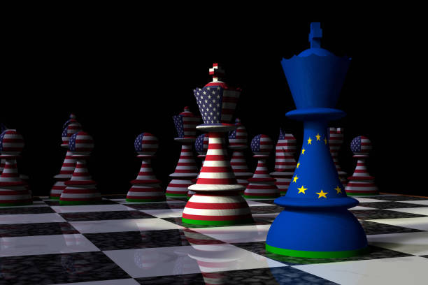 istock EU and USA Chess Standoff 927912508