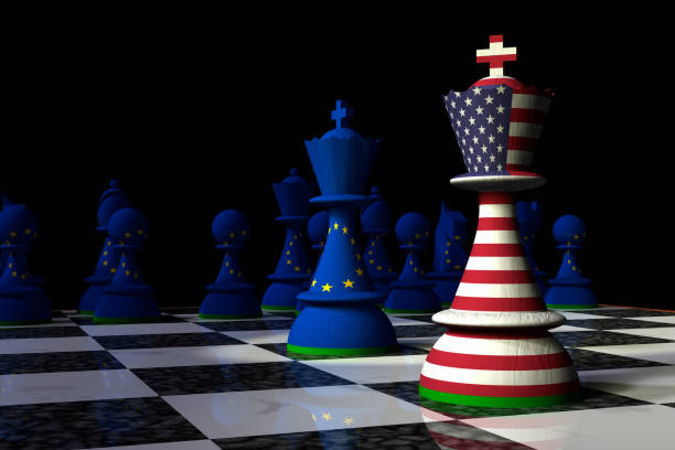 istock EU and USA Chess Standoff 927912704