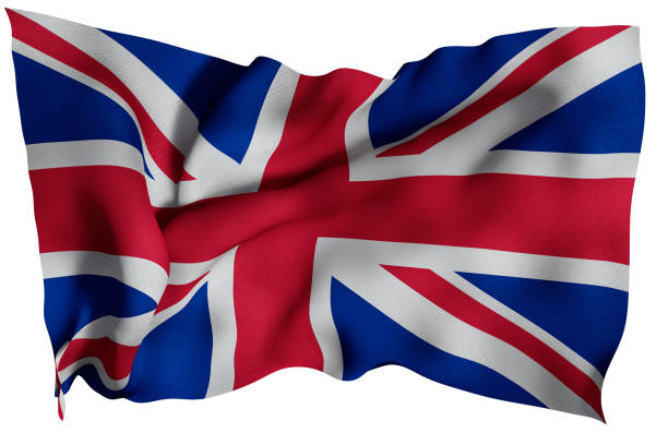 istock UK flag with fabric texture. 3D remder 927914400