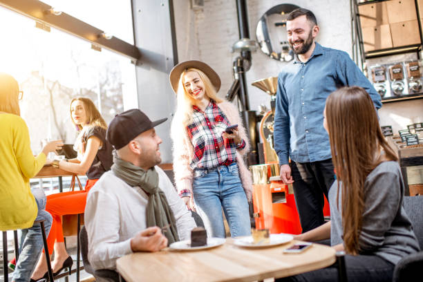 istock Friends in the cafe 927916620